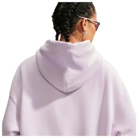 Nike Γυναικεία ζακέτα Studio Fleece Oversized Cropped Full-Zip Hoodie